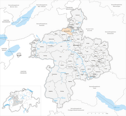Karte Gemeinde Münchenbuchsee 2023